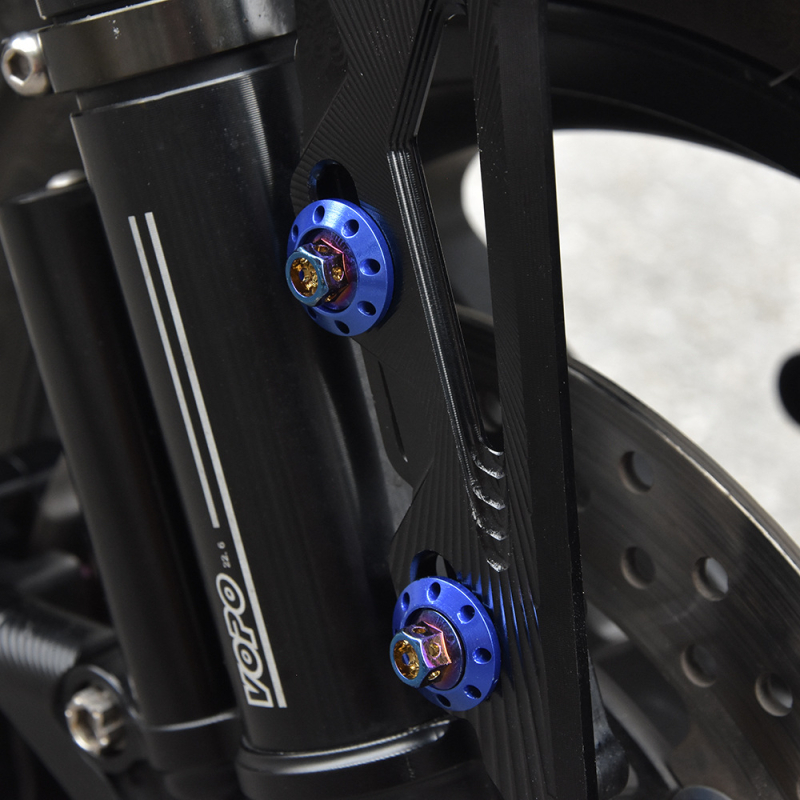 Βίδες τροποποίησης προσθίου φέρινγκ ηλεκτρικού μοτοποδήλατου — τιτάνιου βίδες, αντιολισθητικές ροδέλες, καθολική εφαρμογή, μοντέλο M217, μάρκα Cfan