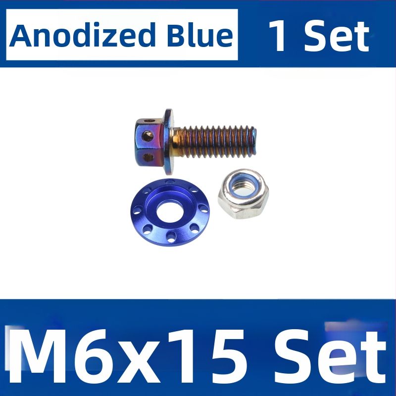 Βίδες τροποποίησης προσθίου φέρινγκ ηλεκτρικού μοτοποδήλατου — τιτάνιου βίδες, αντιολισθητικές ροδέλες, καθολική εφαρμογή, μοντέλο M217, μάρκα Cfan