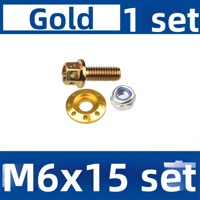 Βίδες τροποποίησης προσθίου φέρινγκ ηλεκτρικού μοτοποδήλατου — τιτάνιου βίδες, αντιολισθητικές ροδέλες, καθολική εφαρμογή, μοντέλο M217, μάρκα Cfan