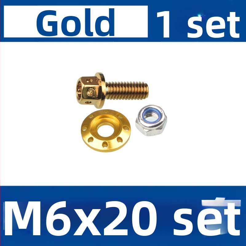 Βίδες τροποποίησης προσθίου φέρινγκ ηλεκτρικού μοτοποδήλατου — τιτάνιου βίδες, αντιολισθητικές ροδέλες, καθολική εφαρμογή, μοντέλο M217, μάρκα Cfan