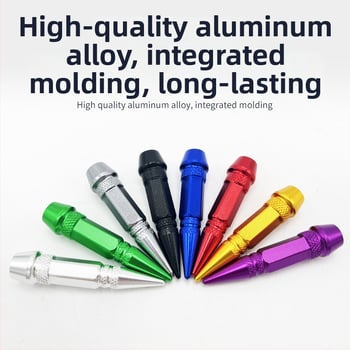 Εξάγωνη καπάκι βαλβίδας από αλουμίνιο, καθολικό για ποδήλατα και μοτοσικλέτες