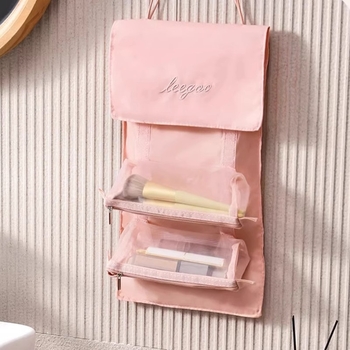 Чанта за козметика с отделяща се четири в едно сгъваема конструкция, ултралека, Оксфорд плат, за ежедневна употреба