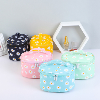 Козметична чанта от нейлон, цип за затваряне, урбанистичен стил, подплата от плат, унисекс