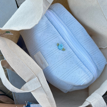 Козметичен несесер за пътуване за съхранение на червило (жакард материал, унисекс, ежедневна употреба)