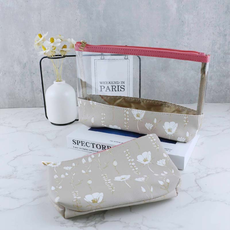 PU kozmetička torbica, vodootporni organizator za šminku i higijenske potrepštine, pogodna za unutarnju i vanjsku upotrebu, prijenosna ručna torba