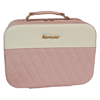 IEARSSEN/Elson τσαντάκι μακιγιάζ, κυβικό σχήμα, PU υλικό, πολυ-λειτουργικό, στυλ ελαφριάς πολυτέλειας