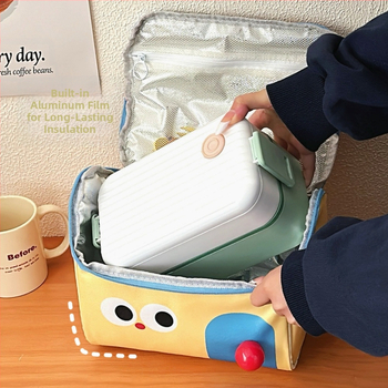 Τετράγωνη τσάντα καλλυντικών με μόνωση για ταξίδια, από πολυεστέρα.