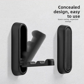 Jin Rongda Αναδιπλούμενο άγκιστρο τοίχου από κράμα ψευδαργύρου – πολυλειτουργικός κρεμάστρα για είσοδο, μπάνιο και υπνοδωμάτιο (ρούχα και καπέλα)