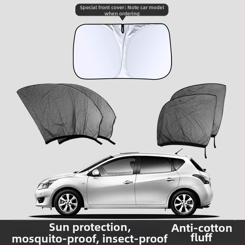 Automobilio lango uodų tinklas – medžiaga: tinklas; prekės ženklas: Baby Elephant; paskirtis: automobilio langams