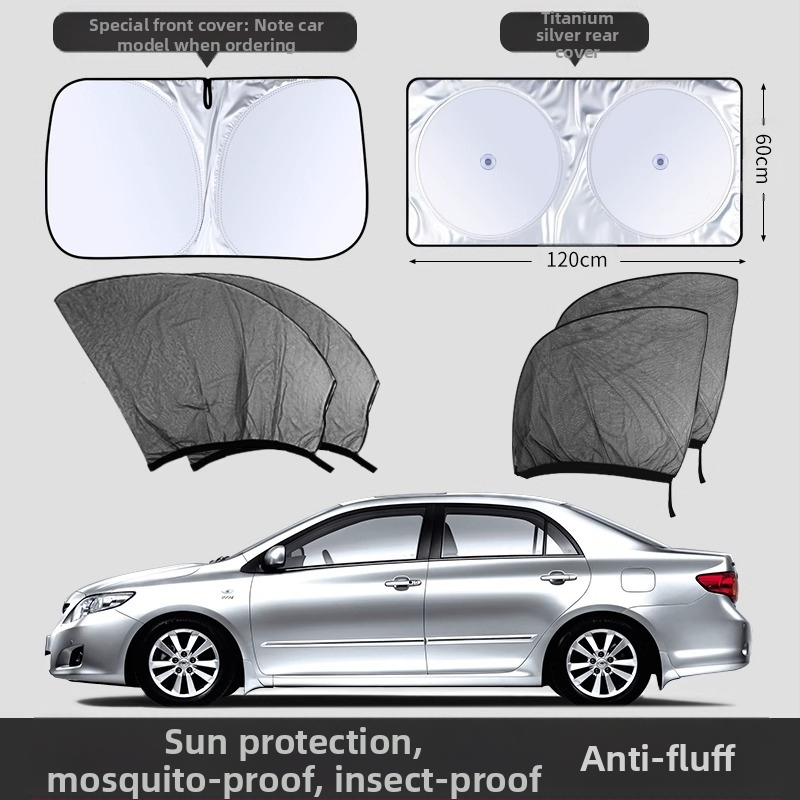 Automobilio lango uodų tinklas – medžiaga: tinklas; prekės ženklas: Baby Elephant; paskirtis: automobilio langams