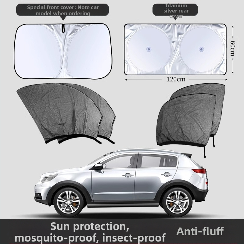 Automobilio lango uodų tinklas – medžiaga: tinklas; prekės ženklas: Baby Elephant; paskirtis: automobilio langams