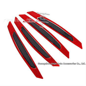 Λωρίδα αντισύγκρουσης αυτοκινήτου, εμφάνιση ανθρακονημάτων, PVC υλικό, μοντέλο 63332