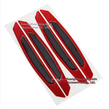 Λωρίδα αντισύγκρουσης αυτοκινήτου, εμφάνιση ανθρακονημάτων, PVC υλικό, μοντέλο 63332