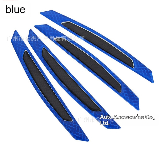 Λωρίδα αντισύγκρουσης αυτοκινήτου, εμφάνιση ανθρακονημάτων, PVC υλικό, μοντέλο 63332