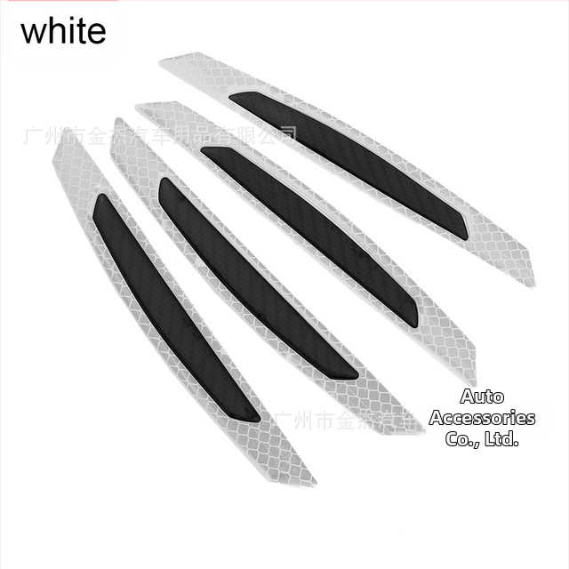 Λωρίδα αντισύγκρουσης αυτοκινήτου, εμφάνιση ανθρακονημάτων, PVC υλικό, μοντέλο 63332