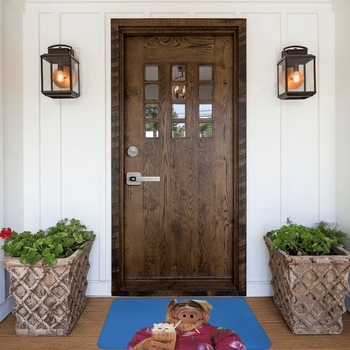 Flocking Αντιολισθητικό Χαλάκι Δαπέδου - Τετράγωνο, Εκτύπωση, Πλενόμενο, Κατάλληλο για Σαλόνι, Υπνοδωμάτιο, Κουζίνα, Μπάνιο