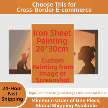 Διακοσμητικός κρεμαστός πίνακας – θέμα αμερικανικού ρετρό αγωνιστικού λαδιού κινητήρα; μοτίβο χαρακτήρων κινούμένων σχεδίων; πλαίσιο από λαμαρίνα; βάση βαφής από λαμαρίνα; κρέμασμα.