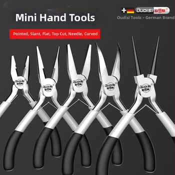 Μίνι πολύλειτουργικές πένσες με αιχμηρή μύτη, διαγώνιος κόφτης για απομάκρυνση μόνωσης αγωγών, χάλυβας υψηλής σκληρότητας, χειροκίνητος σφιγκτήρας