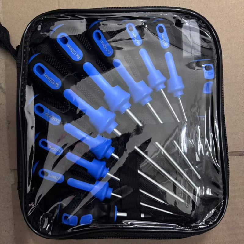 Desetkomplet magnetskih odvijača s Phillips i ravnim vrhovima, od Cr-V čelika