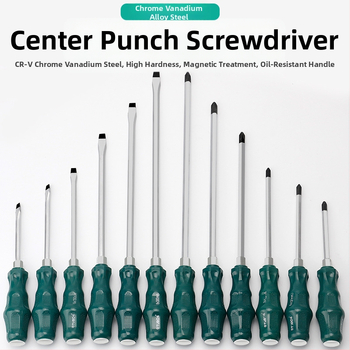 TOTCHI mágneses csavarhúzó, króm-vanádium acélból, nem szigetelt, kereszth fejű, Torx Plum Blossom típusú