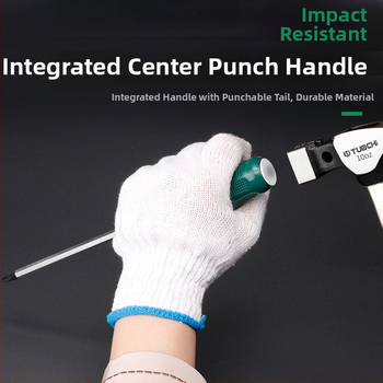 TOTCHI mágneses csavarhúzó, króm-vanádium acélból, nem szigetelt, kereszth fejű, Torx Plum Blossom típusú