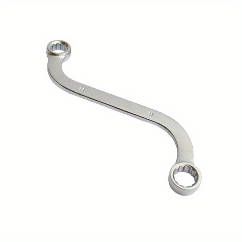 5-частен комплект S-образни двуглави шестограмни ключове с извита дръжка