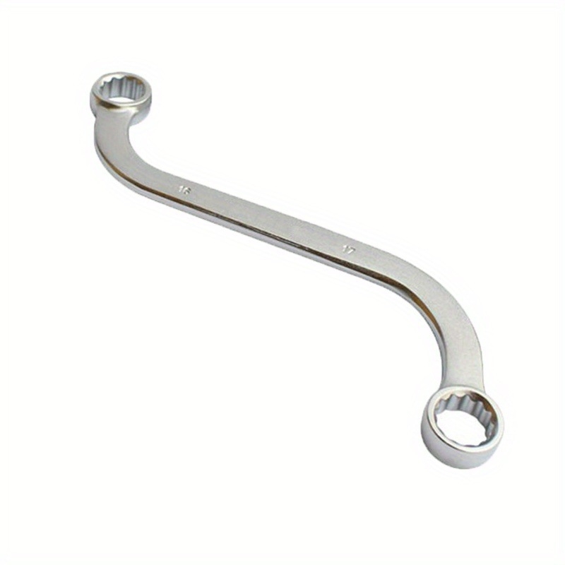 5-частен комплект S-образни двуглави шестограмни ключове с извита дръжка