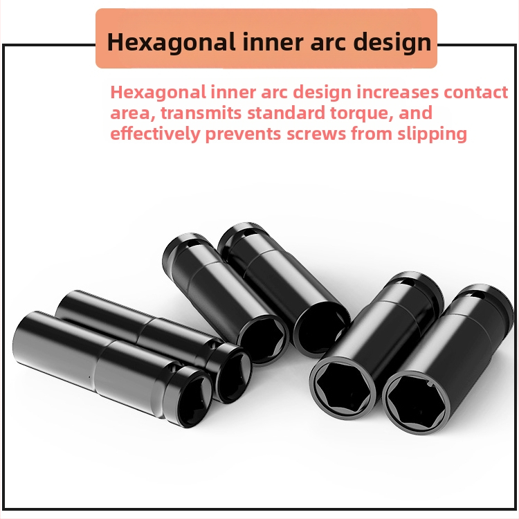 Комплект гнездов гаечен ключ, високовъглеродна стомана, 8-частков комплект, марка Other, повърхностна обработка Other