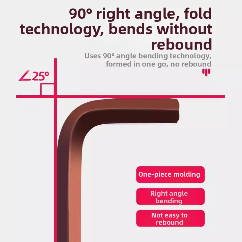 Комплект вътрешни шестостенни ключове – високовъглеродна стомана, висока твърдост, Cool Work