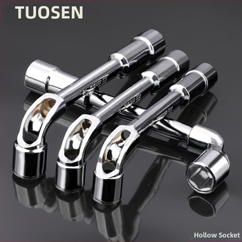 Κλειδί υποδοχής, προφίλ τύπου L, χάλυβας 45#, χρωμιωμένη επίστρωση, μετρικό πρότυπο, μοντέλο 8-22