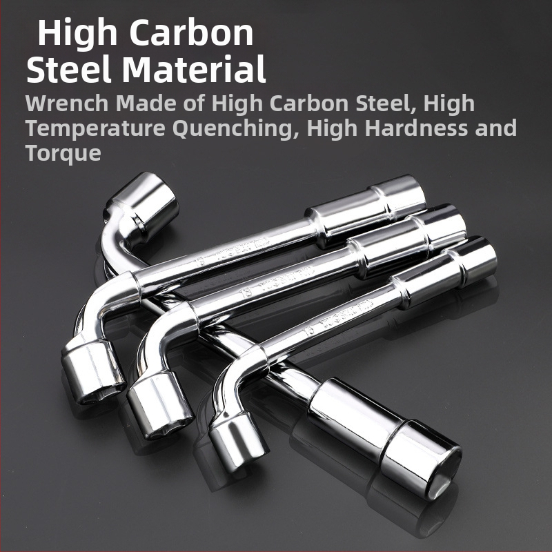 Сокет гаечен ключ, L-образен профил, 45# сталь, хромирано покритие, метричен стандарт, модел 8-22