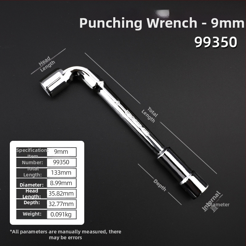 Κλειδί υποδοχής, προφίλ τύπου L, χάλυβας 45#, χρωμιωμένη επίστρωση, μετρικό πρότυπο, μοντέλο 8-22