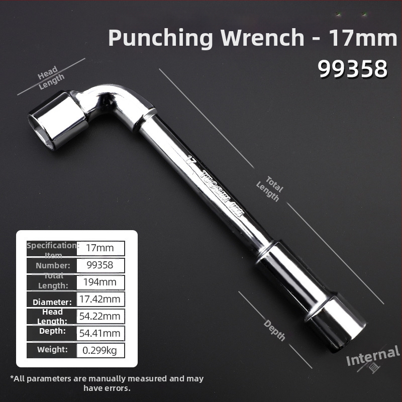 Κλειδί υποδοχής, προφίλ τύπου L, χάλυβας 45#, χρωμιωμένη επίστρωση, μετρικό πρότυπο, μοντέλο 8-22