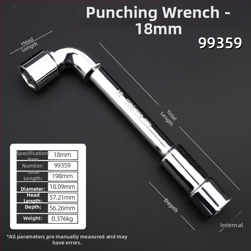 Κλειδί υποδοχής, προφίλ τύπου L, χάλυβας 45#, χρωμιωμένη επίστρωση, μετρικό πρότυπο, μοντέλο 8-22