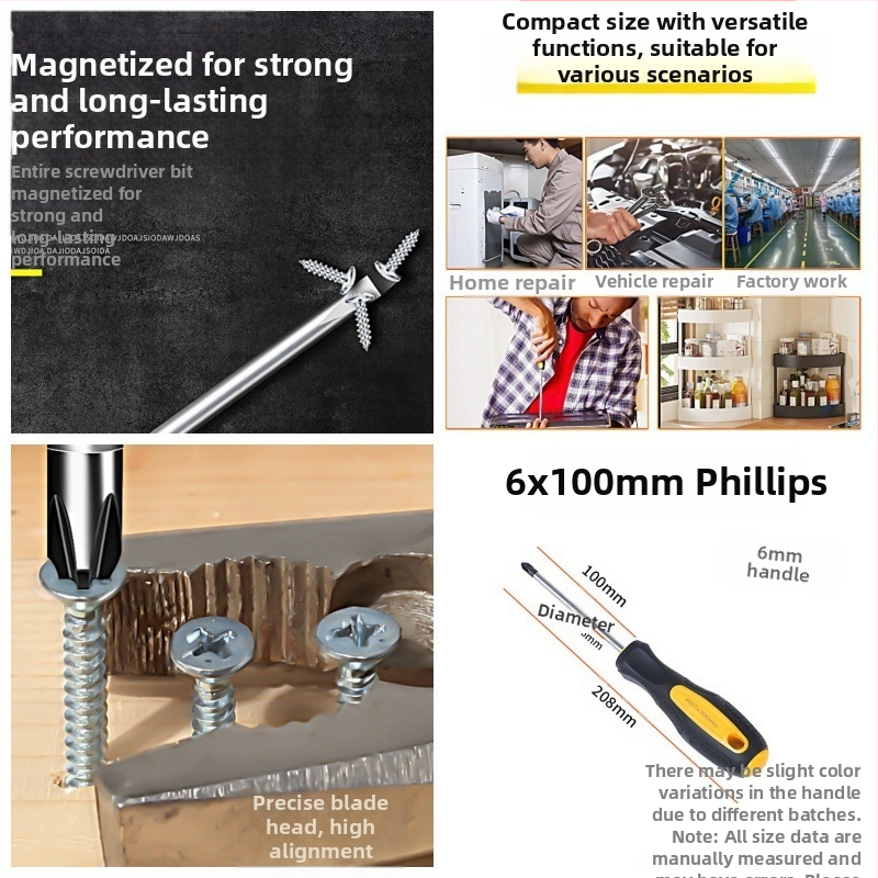 Powerful Merchant magnētiskais Philips skrūvgriežu komplekts - manuāls, pārnēsājams, ar paplašinātu darbības rādiusu