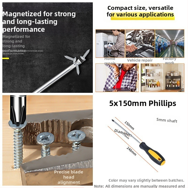 Powerful Merchant magnētiskais Philips skrūvgriežu komplekts - manuāls, pārnēsājams, ar paplašinātu darbības rādiusu