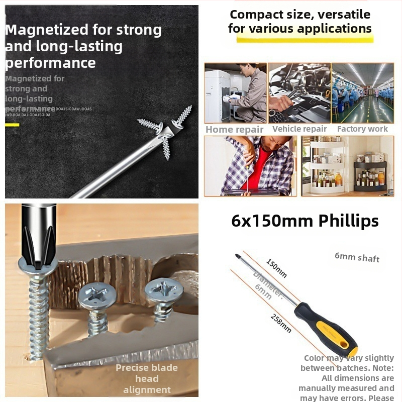 Powerful Merchant magnētiskais Philips skrūvgriežu komplekts - manuāls, pārnēsājams, ar paplašinātu darbības rādiusu