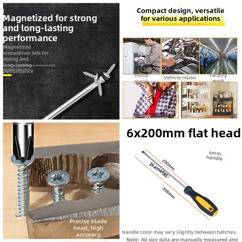 Powerful Merchant magnētiskais Philips skrūvgriežu komplekts - manuāls, pārnēsājams, ar paplašinātu darbības rādiusu