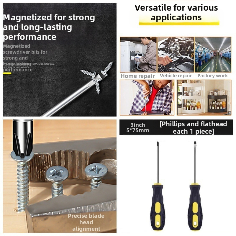 Powerful Merchant magnētiskais Philips skrūvgriežu komplekts - manuāls, pārnēsājams, ar paplašinātu darbības rādiusu