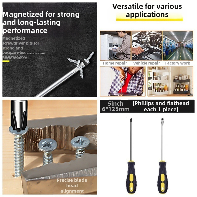 Powerful Merchant magnētiskais Philips skrūvgriežu komplekts - manuāls, pārnēsājams, ar paplašinātu darbības rādiusu