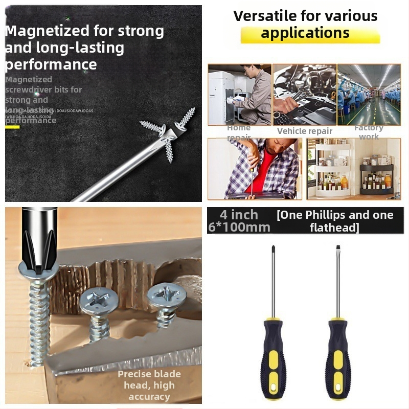 Powerful Merchant magnētiskais Philips skrūvgriežu komplekts - manuāls, pārnēsājams, ar paplašinātu darbības rādiusu