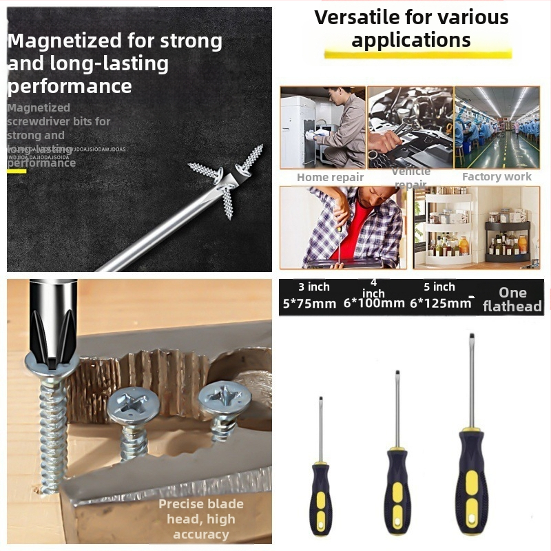 Powerful Merchant magnētiskais Philips skrūvgriežu komplekts - manuāls, pārnēsājams, ar paplašinātu darbības rādiusu