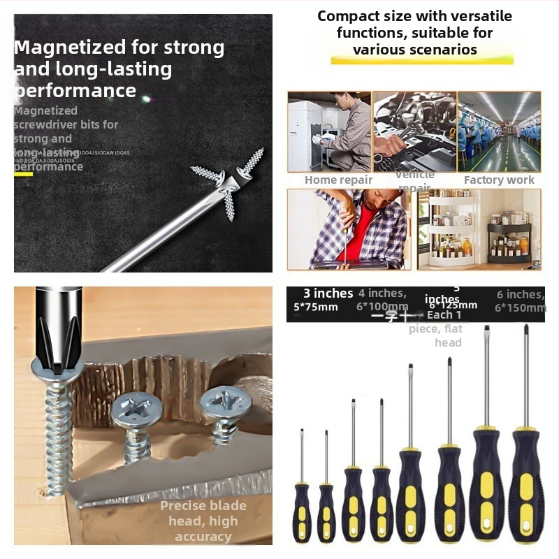 Powerful Merchant magnētiskais Philips skrūvgriežu komplekts - manuāls, pārnēsājams, ar paplašinātu darbības rādiusu