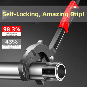 Podesivi ključ s višenamjenskim universalnim dizajnom, veliki otvor, brzo podešavanje