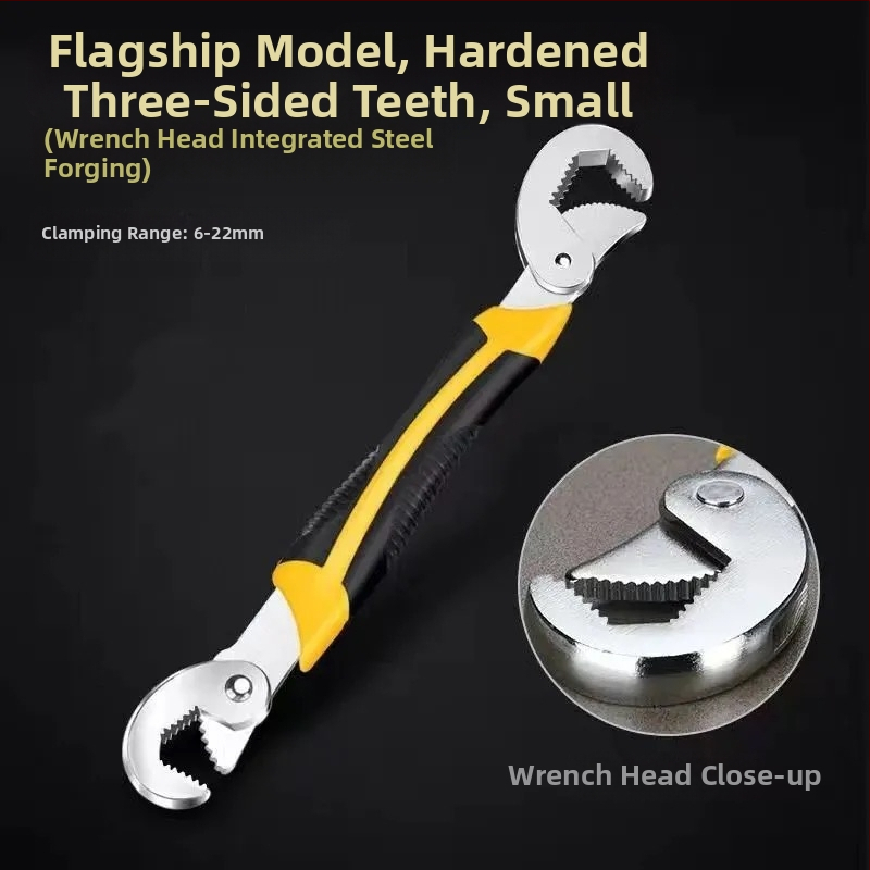 Podesivi ključ s višenamjenskim universalnim dizajnom, veliki otvor, brzo podešavanje