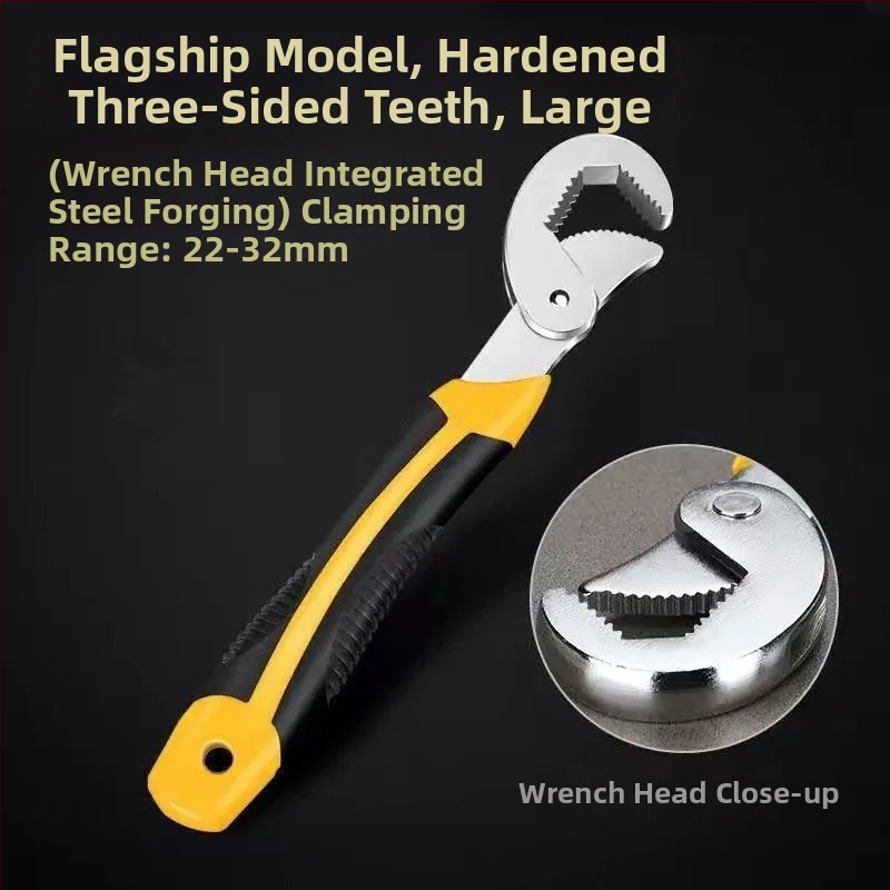 Podesivi ključ s višenamjenskim universalnim dizajnom, veliki otvor, brzo podešavanje