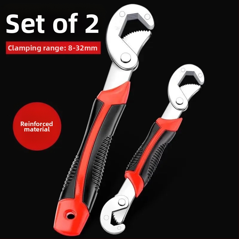 Podesivi ključ s višenamjenskim universalnim dizajnom, veliki otvor, brzo podešavanje