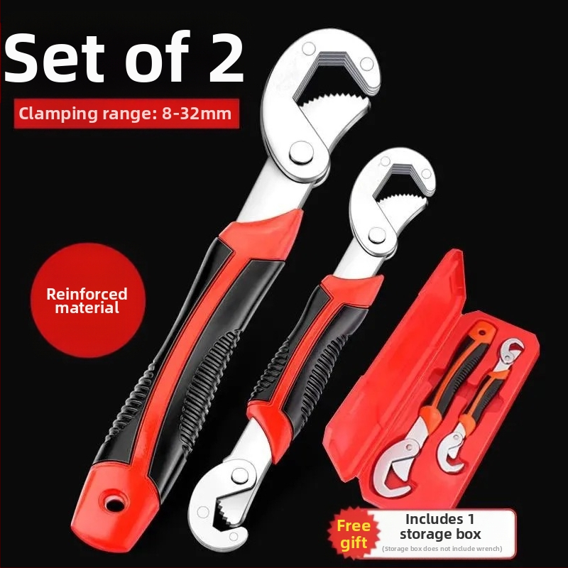 Podesivi ključ s višenamjenskim universalnim dizajnom, veliki otvor, brzo podešavanje