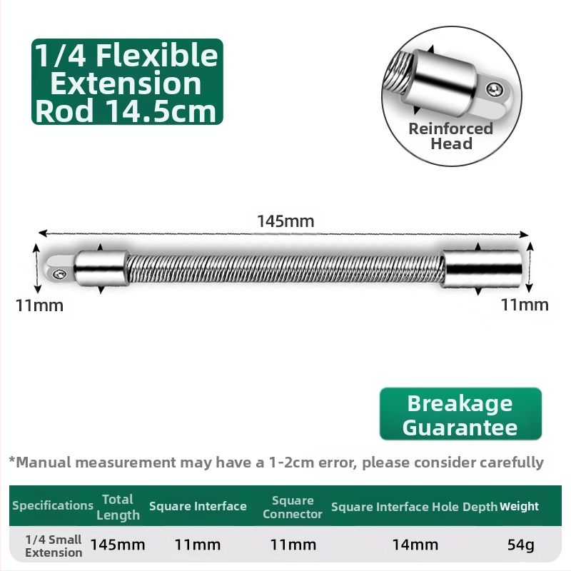 Elektrinis veržliasparnis su minkšta jungiamąja strėle, universaliu ilginimo strypu ir lanksčiu veleno adapteriu