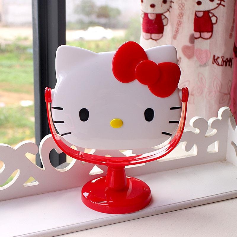 Alina настолно двойно огледало за грим със ABS рамка, сребърно огледало, за баня, без електричество